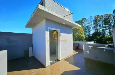 Sobrado triplex 3 quartos umbará próximo r. nicola pellanda com 110 m² privativos (contando terraço)