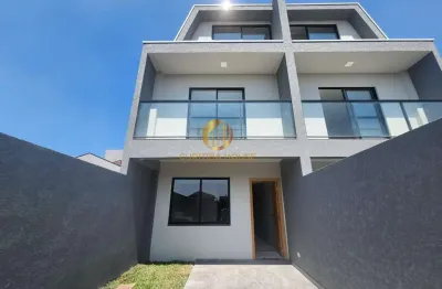 Sobrado triplex umbará com 3 quartos e suíte na rua mercedes irene bonatto scroccaro, 255