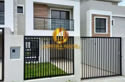 Sobrado moderno de 3 quartos e 1 suíte no bairro pinheirinho r$690.000,00