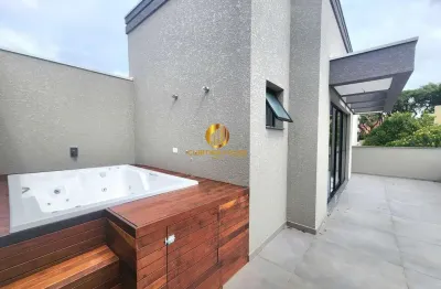 Casa alto padrão 3 suítes, rooftop com jacuzzi e alto padrão de acabamentos no residencial le soleil rua pará água verde