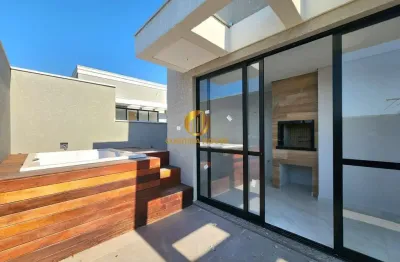Sobrado triplex de luxo à venda no água verde - 3 suítes e spa | residencial le jardin