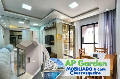 Lindo apartamento garden decorado, condomínio club park royale, pedro moro sjp