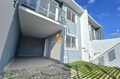 Sobrado novo de frente para rua com 3 quartos suíte, à venda no alto boqueirão, próximo ao terminal do boqueirão!!!!