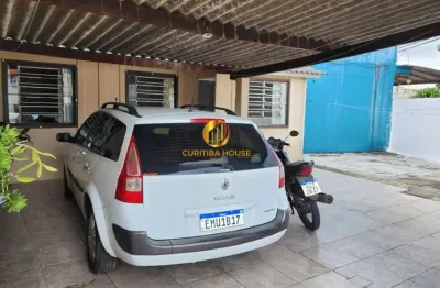 Casa térrea com ponto comercial à venda no alto boqueirão - curitiba | 3 quartos + garagem para 4 carros