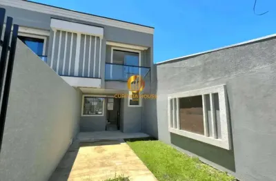 Sobrado novo com 3 quartos com sacada no melhor do sitio cercado