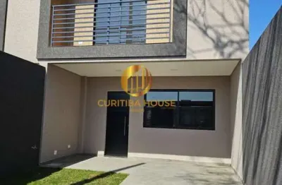 Sobrado novo no pinheirinho 3 quartos, suíte e terraço privativo  109m²