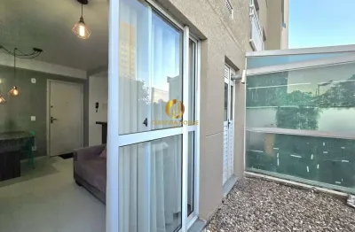 Apartamento mobiliado garden 2 quartos  no condomínio up life rua reinaldo stocco, 174 pinheirinho