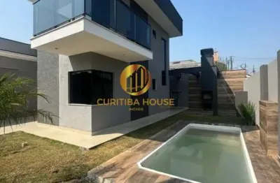 Sobrado moderno com piscina no bairro nações  fazenda rio grande