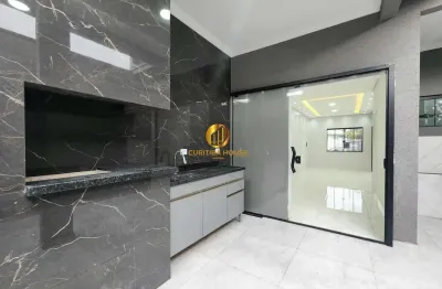 Sobrado 3 quartos com área gourmet com churrasqueira Campo do Santana Curitiba