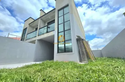 Sobrado de esquina 3 quartos em construção próximo Supermercado Jacomar. novo, entrega Março 2026!