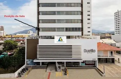 Condomínio edíficio duetto office - sala comercial em pagani, palhoça/sc