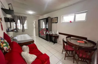 Apartamento com 1 quarto, gonzaga, santos - r$ 300 mil, cod: 710