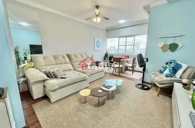 Apartamento com 2 quartos, gonzaga, santos - r$ 470 mil, cod: 852