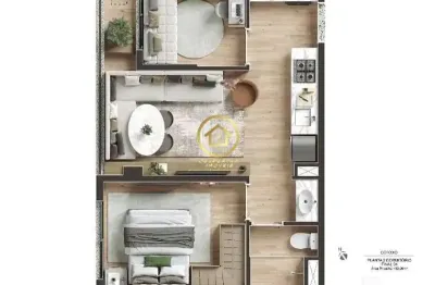 Apartamento com 1 quarto à venda na rua cotoxó, 105, pompéia, são paulo por r$ 413.322