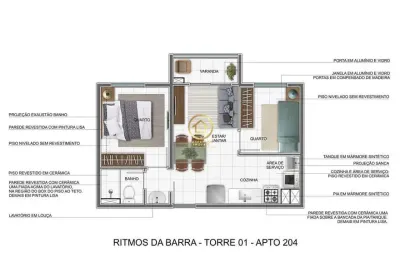 Apartamento com 2 quartos à venda na rua inhaúma, 235, várzea da barra funda, são paulo por r$ 279.000