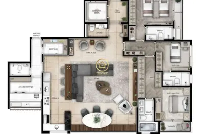 Apartamento com 2 quartos à venda na rua campevas, 238, perdizes, são paulo por r$ 1.698.804