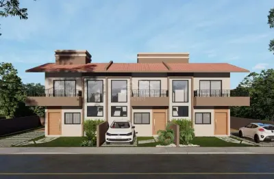 Casas geminadas de alto padrão no bairro alto arroio - imbituba