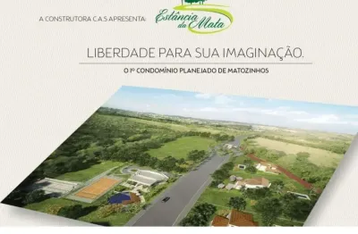 Venda lote em condomínio condomínio estância da mata matozinhos