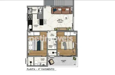 Venda apartamento 2 quartos santa branca belo horizonte