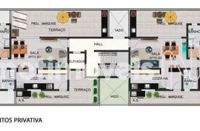 Apartamento com 2 quartos à venda na Rua Abre Campo, Santo Antônio, Belo Horizonte