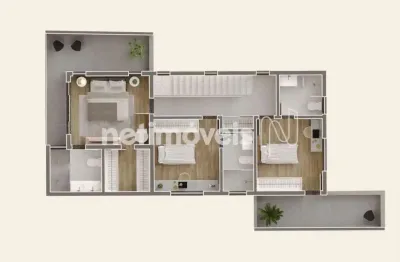 Terreno comercial à venda na Rua Jonas Vanucci Lins, Paquetá, Belo Horizonte