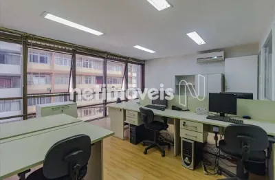 Sala comercial com 5 salas para alugar na Rua dos Guajajaras, Centro, Belo Horizonte