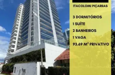 Apartamento  ocean view  construtora investcorp bairro itacolomi piçarras - buch imóveis