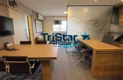 #oportunidade - SA0012 - SALA DUPLA MOBILIADA e CLIMATIZADA EM CONDOMINIO FECHADO - OFFICE PREMIUM INDAIATUB