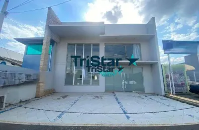 Sl0049 - salao comercial com estacionamento mezanino e fachada de vidro com localizaçao privilegiada às margens do parque ecologico - at. 257m² - ac.