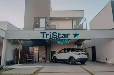 Ca0411 - oportunidade de sobrado com 03 suítes e acabamento impecável em condominio fechado - at. 250m² - ac.204m² - jardim residencial viena indaiatu