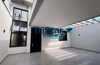 Ca0352 - oportunidade de casa nova com área gourmet acabamento único e localizaçao privilegiada - at.150m² - ac.109m² - jardim primavera indaiatuba sp