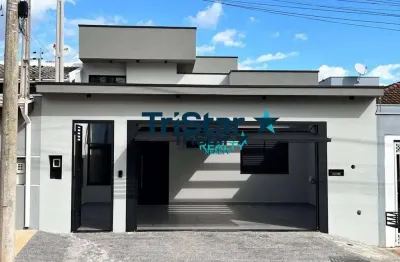 Ca0352 - oportunidade de casa nova com área gourmet acabamento único e localizaçao privilegiada - at.150m² - ac.109m² - jardim primavera indaiatuba sp