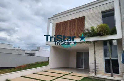 Ca0094 - sobrado com otimo acabamento em condomínio fechado - at. 205m²- ac.197m² -residencial park gran reserve indaiatuba sp.