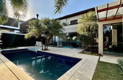Ca0498 - suntuoso sobrado mobiliado em condominio alto padrao - maison du parc