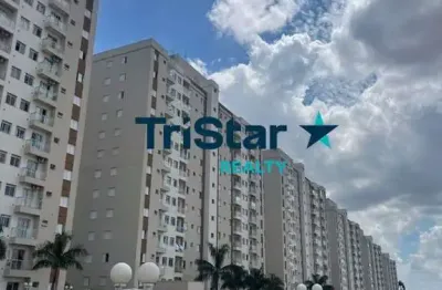 Tristar realty - ap0194 - apartamento mobiliado em condomínio clube - au. 51m² - villa helvetia - indaiatuba - sp