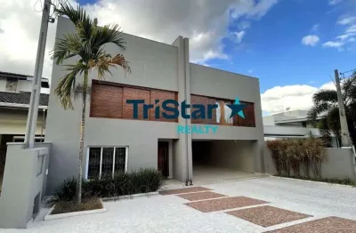 Tristar realty - ca0458 - suntuoso sobrado com acabamento alto padrão em condomínio privativo -  at. 580m² - ac. 670m² -  vila inglesa - indaiatuba