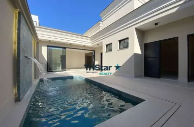 Ca0548 - casa terrea com acabamento impar à venda e locaçao em condomínio fechado - at. 300m² - ac. 195m² - residencial dona maria candida indaiatuba