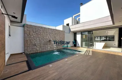 Ca0550 - residência térrea sofisticada em condominio alto padrão - at. 300m² - ac.200m² - residencial maria candida indaiatuba sp -