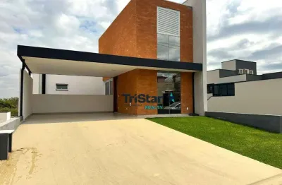 Tristar realty -ca0569 - casa inspirada em mondrian em condominio fechado com lazer completo - at. 237m² - ac. 198m² - cond. mantova - indaiatuba - sp