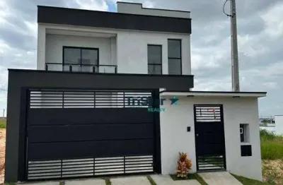 Ca0571 - sobrado moderno com piscina em bairro novo e planejado - at. 150m² - ac. 130m² - smart city indaiatuba sp.