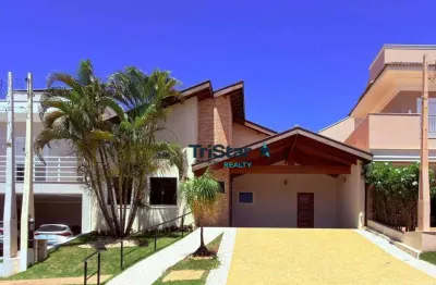 #aluguel #venda ca0579 - casa térrea  toda planejada e climatizada com piscina em condomínio clube- at. 360m²  ac. 214,14m².