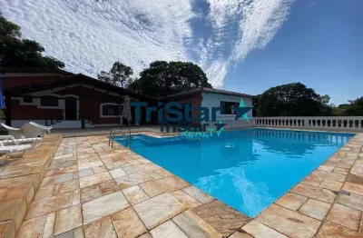 Ch0007 - chacara mobiliada com piscina perfeita para seu lazer e conforto - at. 5000m² - ac. 750m² - recanto dos passaros - indaiatuba - sp
