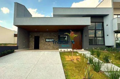 Tristar realty - ca0574 - arquitetura moderna e acabamento de alto padrão - at. 300m² - ac. 194 - cond. maria josé - indaiatuba - sp