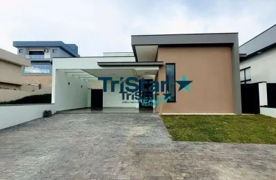 #venda ca0589 - residencial lagos dicaraí, condomínio fechado na cidade de salto - casa térrea nova com área gourmet integrada e piscina.