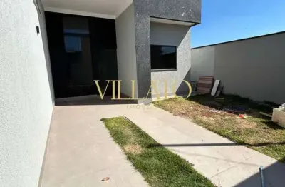 Linda casa de 3 quartos com suíte no jardim novo petrópolis - goiânia  
