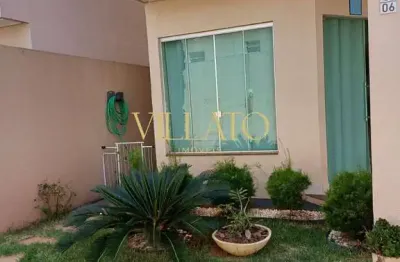 Sobrado 3q c/ suíte - condomínio santorini - jardim petrópolis - goiânia