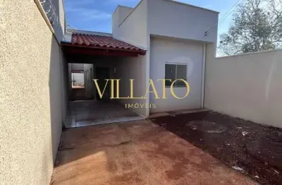 Casa 2q c/ suíte - parque los angeles - goianira - 43 mil de entrada