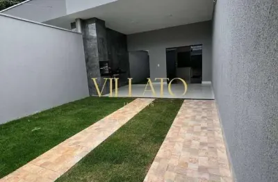 Linda casa 3 quarto sendo 1 suite- res. recreio panorama acabamento premium