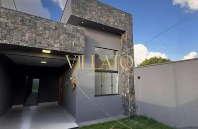 Casa 2q c/ suíte - garavelo sul 2 - hidrolândia - 65 mil de entrada