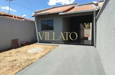 Linda casa 2q - residencial são pedro - goianira - 10 mil de entrada